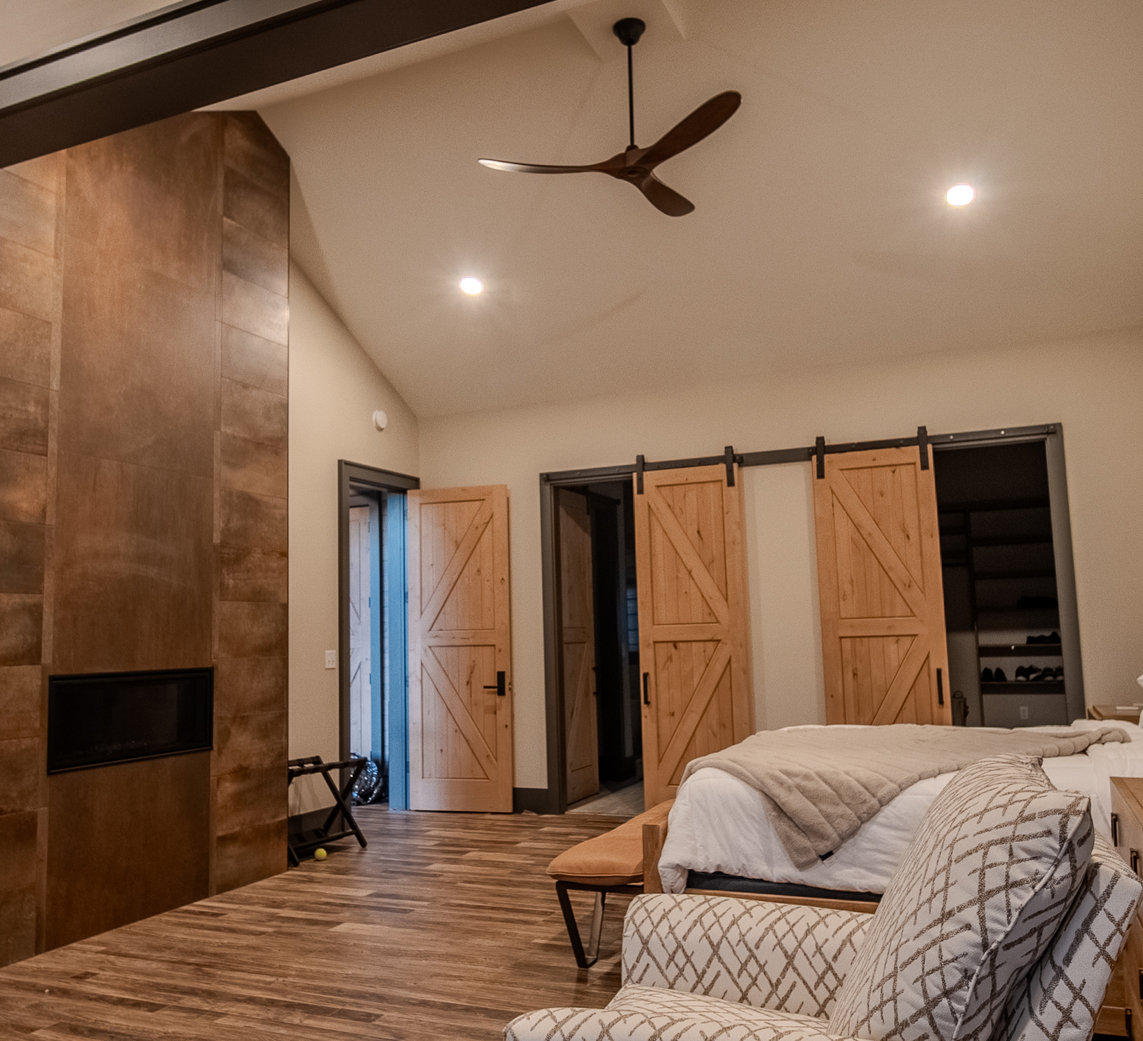 Master Bed Barn Doors