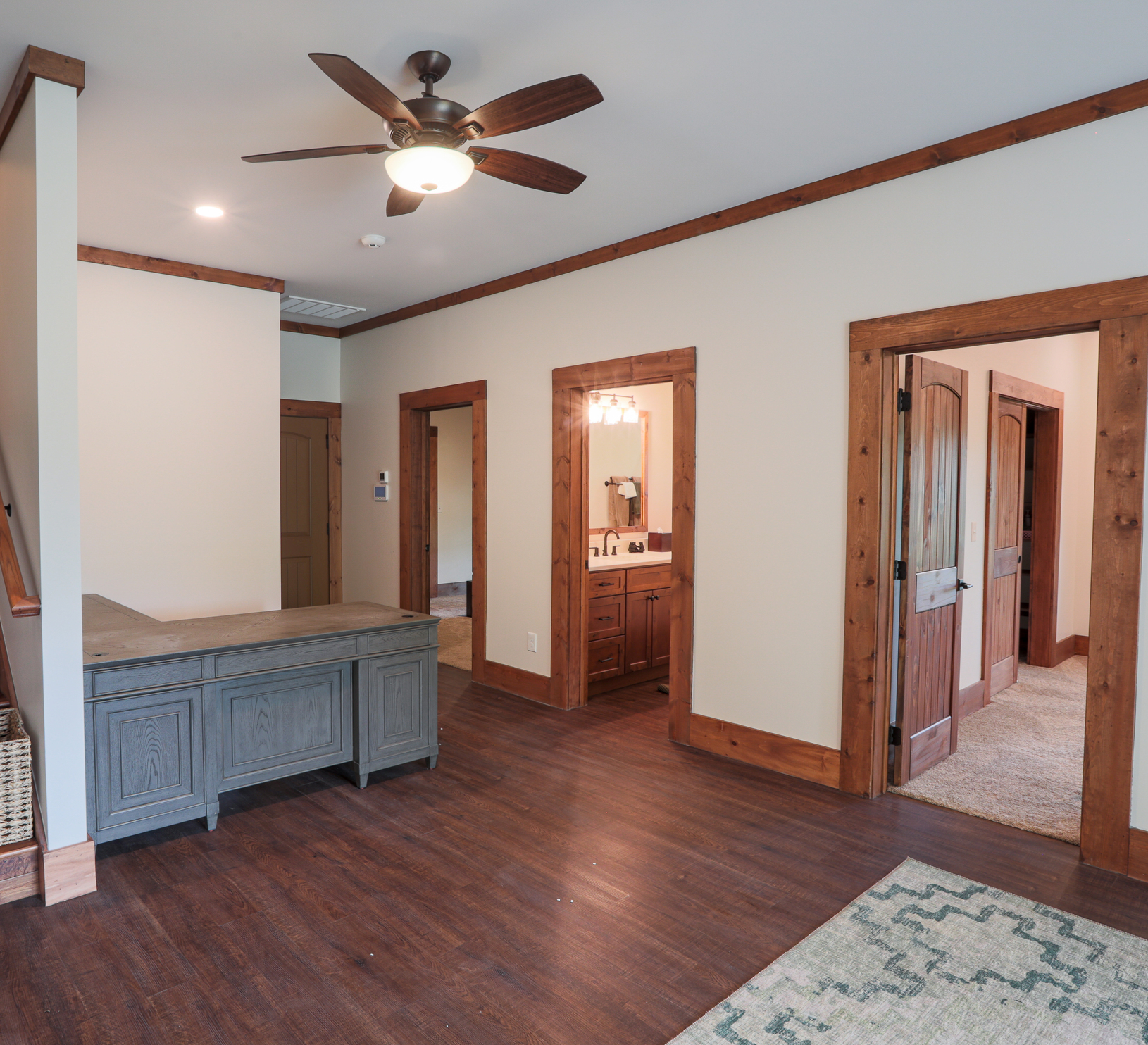 Downstairs Rooms + Bathroom